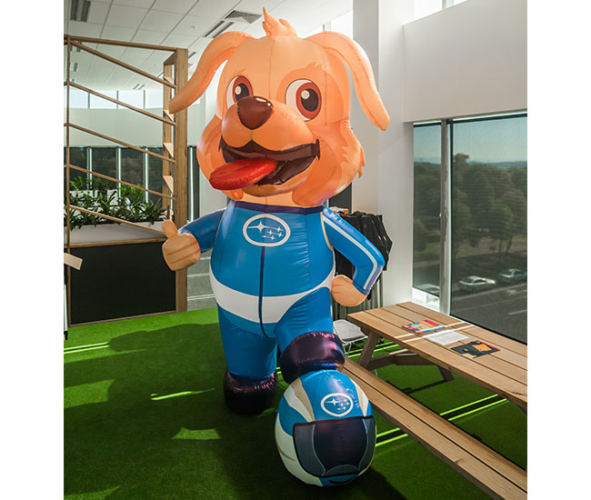 Subi Dog Inflatable Mascot