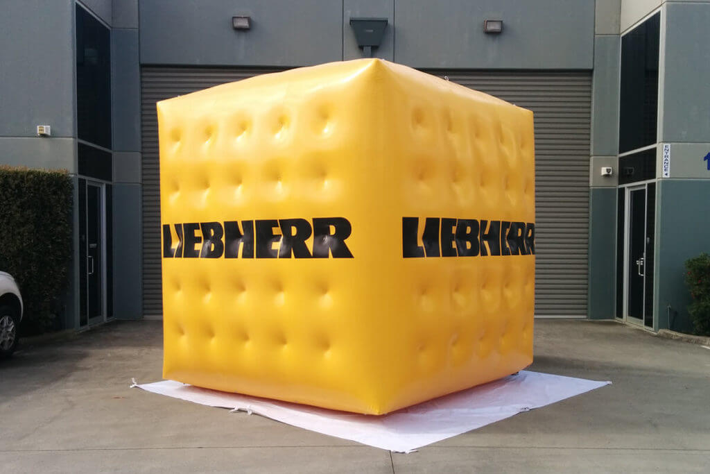 Giant Promotional Cube For Liebherr