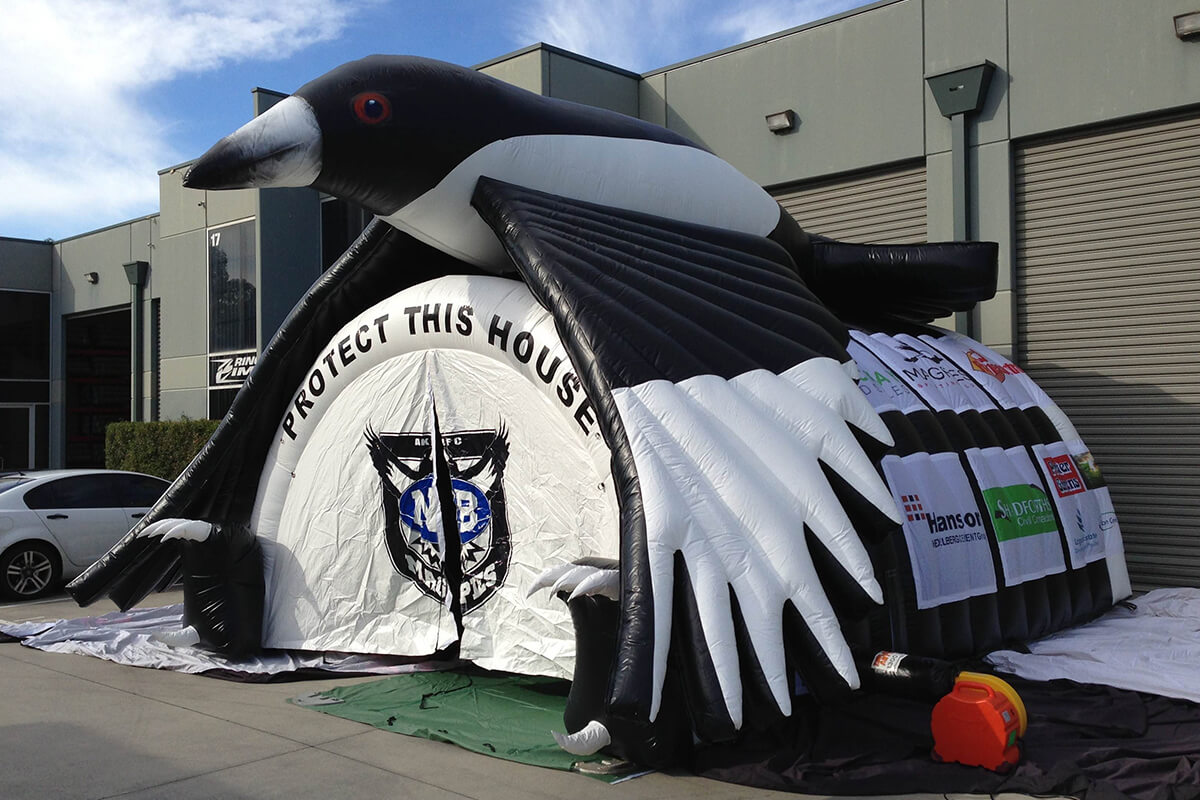 Sports Tunnel Inflatable With Magpie
