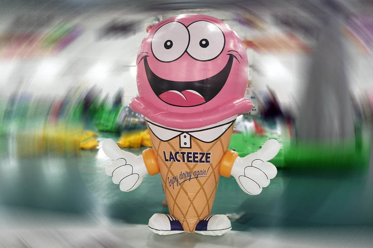 Inflatable Ice Cream Completed Manufacturing