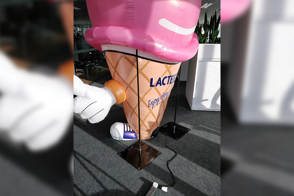 Inflatable Ice Cream with Modifications