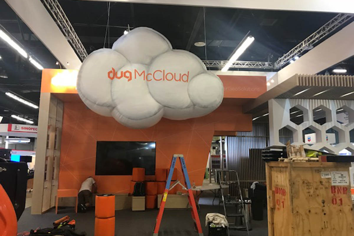 DUGCloud Expo Inflatable Set Up