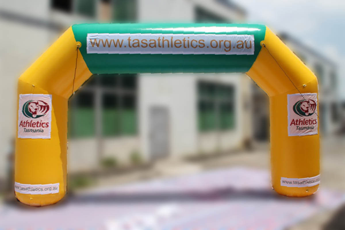 Finished Arch For Tasmania Athletics