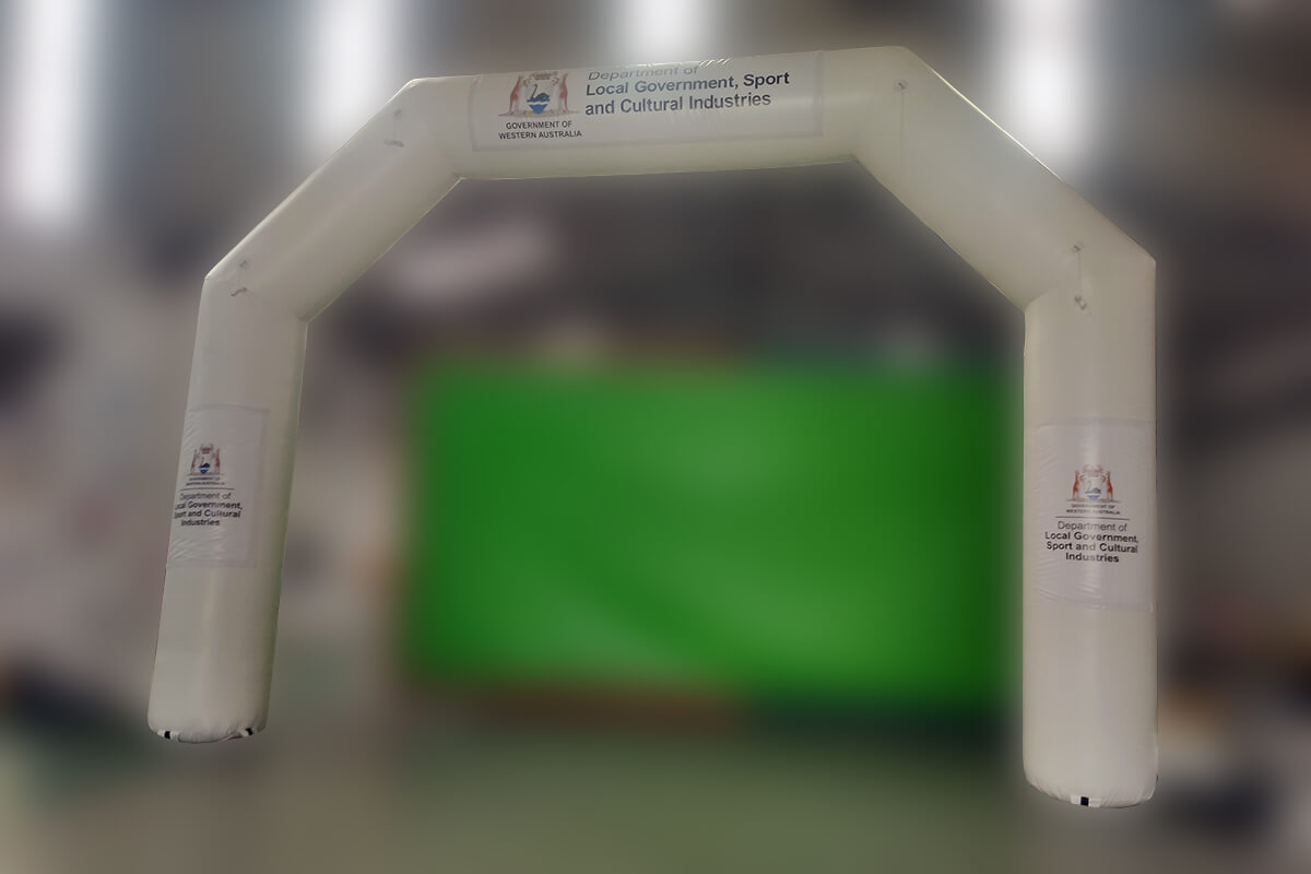 Event Arch Inflated Community Event Arches | Completely Custom | Aussie Business