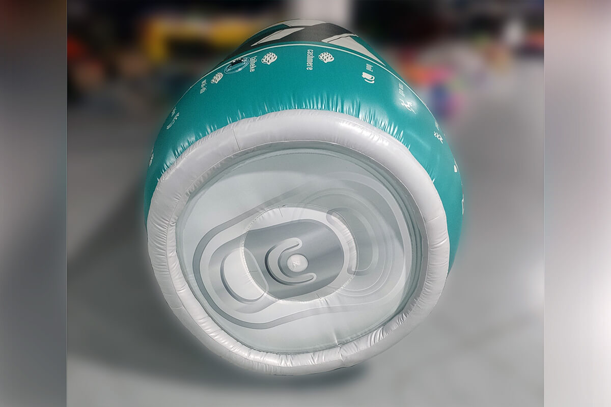 Inflatable Beer Can Replica Lid
